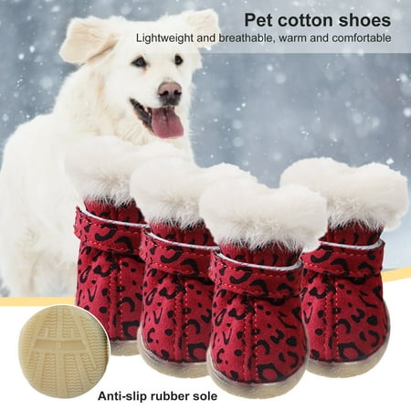 meijuhuga Durable Dog Shoes Fastener Tape Pet Product Comfortable