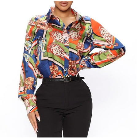 jsaierl Women Lapel Button Shirt Long-sleeve Shirt Lapel Collar Button Down Blouses Loose Fit Tops Zipper Lapel Shirt
jsaierl Women Lapel Button Shirt Long-sleeve Shirt Lapel Collar Button Down Blouses Loose Fit Tops Zipper Lapel Shirt