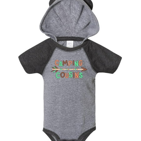 Inktastic Camping Cousins- arrow Gift Baby Boy or Baby Girl Bodysuit