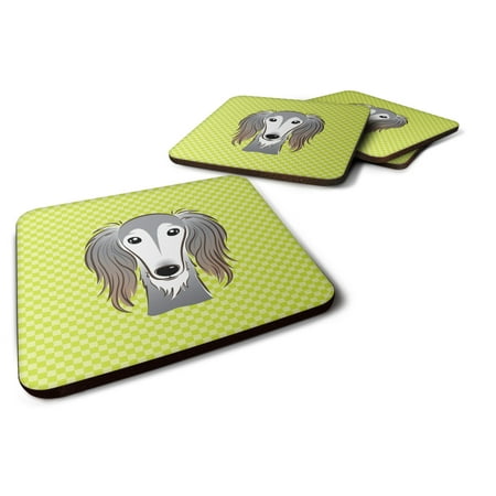 Carolines Treasures BB1291FC Checkerboard Lime Green Saluki Foam Coaster Set of 4 3 1/2 x 3 1/2 multicolor
Carolines Treasures BB1291FC Checkerboard Lime Green Saluki Foam Coaster Set of 4 3 1/2 x 3 1/2 multicolor
