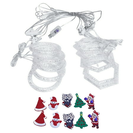 Kripyery Christmas Lights High Brightness Plug-and-Play Glare Free 8 Lighting Modes Remote Control Cartoon Christmas Themed LED Fairy Lights Decor for Home
Kripyery Christmas Lights High Brightness Plug-and-Play Glare Free 8 Lighting Modes Remote Control Cartoon Christmas Themed LED Fairy Lights Decor for Home
