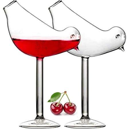 Cocktail Glass - Bird Glass Clear Wine Glasses Set of 2 Goblet Beverage Glass 5 Ounce for Party Wedding
Cocktail Glass - Bird Glass Clear Wine Glasses Set of 2 Goblet Beverage Glass 5 Ounce for Party Wedding