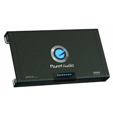Planet Audio Anarchy Ac5000.1d Car Amplifier - 1.80 Kw Rms - 5 Kw Pmpo - 1 Channel - Class D 105 Db Snr - 20 Hz To 250 Hz (ac5000-1d)