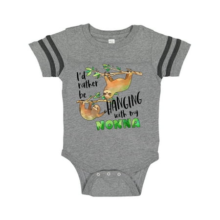Inktastic Id Rather Be Hanging with my Nonna- Cute Sloths Gift Baby Boy or Baby Girl Bodysuit
Inktastic Id Rather Be Hanging with my Nonna- Cute Sloths Gift Baby Boy or Baby Girl Bodysuit