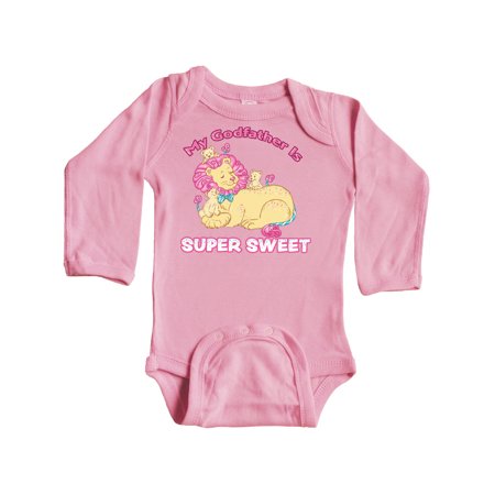 Inktastic My Godfather Is Super Sweet Cotton Candy Lions Gift Baby Boy or Baby Girl Long Sleeve Bodysuit
Inktastic My Godfather Is Super Sweet Cotton Candy Lions Gift Baby Boy or Baby Girl Long Sleeve Bodysuit