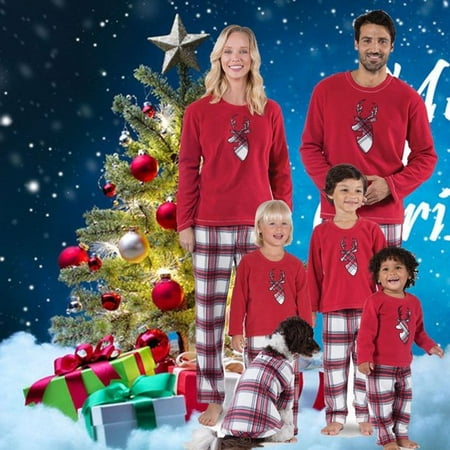 Viworld Christmas Family Matching Pajamas Set Adult Men Women Kids Sleepwear
Viworld Christmas Family Matching Pajamas Set Adult Men Women Kids Sleepwear