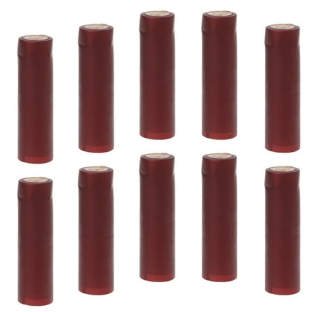 100 PVC Shrinkable Bottle Including Burgundy 32mm as described
