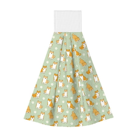 Disketp Dog And Flower Hanging Kitchen Towel Tie Towels Tea Bar Dish Cloths Dry Towel for Laundry Room Decor (18*14in)
Disketp Dog And Flower Hanging Kitchen Towel Tie Towels Tea Bar Dish Cloths Dry Towel for Laundry Room Decor (18*14in)