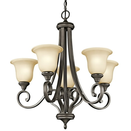 Kichler 43156 Monroe 5 Light 28 Wide Chandelier - Bronze