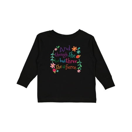 Inktastic 3rd Birthday She is Fierce Girls 3 Year Old Gift Toddler Toddler Girl Long Sleeve T-Shirt
Inktastic 3rd Birthday She is Fierce Girls 3 Year Old Gift Toddler Toddler Girl Long Sleeve T-Shirt