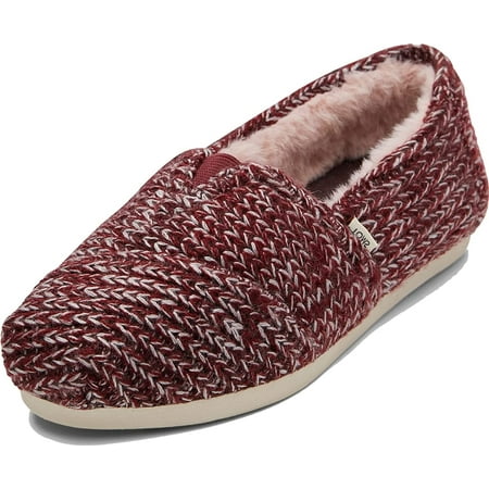 TOMS Womens Alpargata Cozy Slip-On 7.5 Burgundy