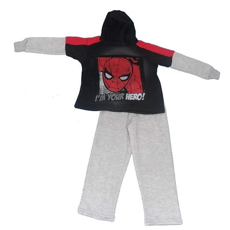 Spiderman Toddler Boys Hooded 2pc Jog Set I m Your Hero 2T