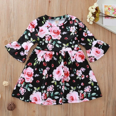 dmqupv Baby Girl Dress Girls Loose Plain 3 4 Sleeve Casual Pocket Ruffle Swing Long Maxi Dress with Belt Black 2-3 Years
dmqupv Baby Girl Dress Girls Loose Plain 3 4 Sleeve Casual Pocket Ruffle Swing Long Maxi Dress with Belt Black 2-3 Years