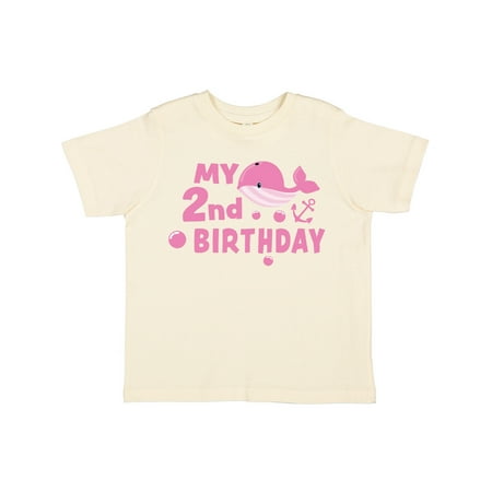 Inktastic Nautical My 2nd Birthday with Pink Whale Gift Toddler Boy or Toddler Girl T-Shirt
Inktastic Nautical My 2nd Birthday with Pink Whale Gift Toddler Boy or Toddler Girl T-Shirt