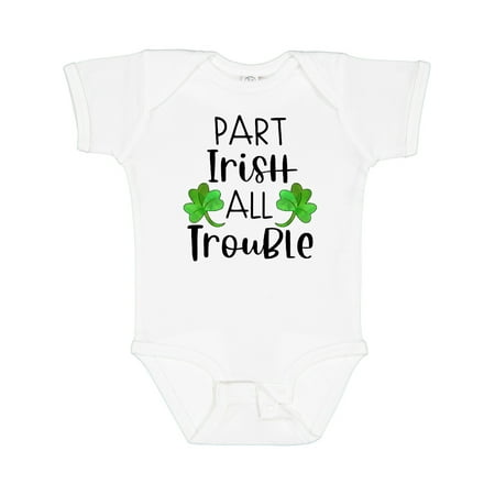 Inktastic Part Irish All Trouble St. Patrick s Day with Green Clovers Gift Baby Boy or Baby Girl Bodysuit
Inktastic Part Irish All Trouble St. Patrick s Day with Green Clovers Gift Baby Boy or Baby Girl Bodysuit