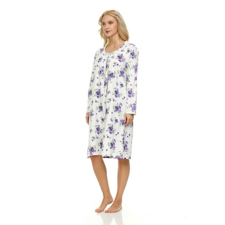 6660 Womens Nightgown Sleepwear Pajamas Woman Long Sleeve Sleep Dress Nightshirt Purple 1X
6660 Womens Nightgown Sleepwear Pajamas Woman Long Sleeve Sleep Dress Nightshirt Purple 1X