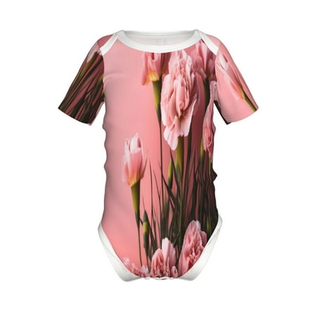 Junzan Delicate Pink Carnations A Print Short-Sleeve Baby Climbing Clothes Bodysuits for Infant One-Piece for Baby Boys & Girls Baby Clothes Baby Romper with Snap Closure-9M
Junzan Delicate Pink Carnations A Print Short-Sleeve Baby Climbing Clothes Bodysuits for Infant One-Piece for Baby Boys & Girls Baby Clothes Baby Romper with Snap Closure-9M