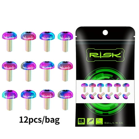 RANMEI Bicycle T25 disc M5x10 titanium alloy plum brake disc disc brake fixing screw
RANMEI Bicycle T25 disc M5x10 titanium alloy plum brake disc disc brake fixing screw
