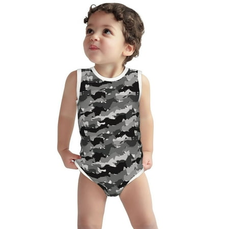 Vsdgher Horse Silhouette Print Baby Unisex Baby Cotton Sleeveless Bodysuits Soft and velvety comfortable and breathable
Vsdgher Horse Silhouette Print Baby Unisex Baby Cotton Sleeveless Bodysuits Soft and velvety comfortable and breathable