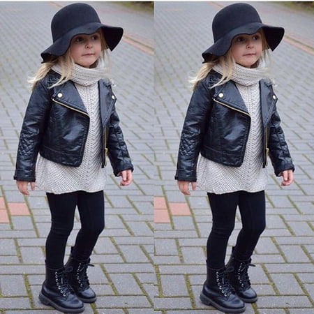 TMOYZQ Autumn Winter Baby Girls Boys Slim Fit Zipper Leather Motorcycle Coat Spring Lapel Collar Windproof Warm Moto Biker Short Jacket Outerwear with Pockets Gifts for Your Kids
TMOYZQ Autumn Winter Baby Girls Boys Slim Fit Zipper Leather Motorcycle Coat Spring Lapel Collar Windproof Warm Moto Biker Short Jacket Outerwear with Pockets Gifts for Your Kids