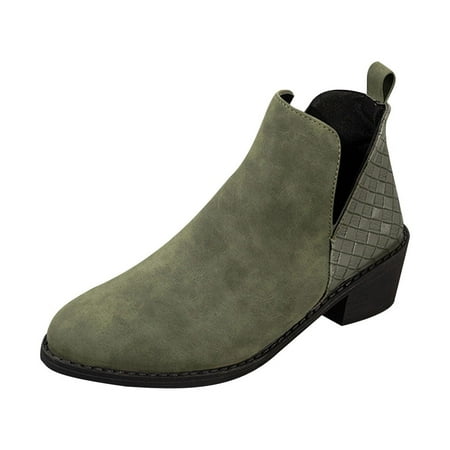 Lovskoo 2024 Women s Middle Ankle Boots Round Toe Chunky Heel Winter British Style Suede Leather Patchwork Chunky Heel Ankle Boots Green
Lovskoo 2024 Women s Middle Ankle Boots Round Toe Chunky Heel Winter British Style Suede Leather Patchwork Chunky Heel Ankle Boots Green
