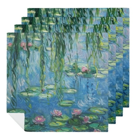 Facannap Water Lilies Willow Branches Cloth Napkins for Hotel Home Banquet Atmosphere Embellishment 2 PCS
Facannap Water Lilies Willow Branches Cloth Napkins for Hotel Home Banquet Atmosphere Embellishment 2 PCS