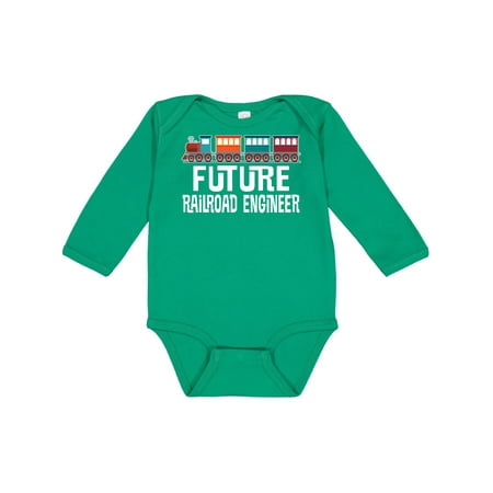 Inktastic Future Railroad Engineer Train Gift Baby Boy or Baby Girl Long Sleeve Bodysuit
Inktastic Future Railroad Engineer Train Gift Baby Boy or Baby Girl Long Sleeve Bodysuit