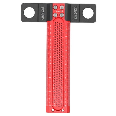 Hole Marking T Ruler T Type Scriber Gauge Easy Operation CNC Machined Rust Proof For Decoration Design 6in
Hole Marking T Ruler T Type Scriber Gauge Easy Operation CNC Machined Rust Proof For Decoration Design 6in
