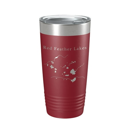 Red Feather Lakes Map Tumbler Travel Mug Insulated Laser Engraved Coffee Cup Colorado 20 oz Maroon
Red Feather Lakes Map Tumbler Travel Mug Insulated Laser Engraved Coffee Cup Colorado 20 oz Maroon
