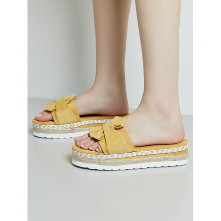 Gomelly Womens Espadrille Bow Platform Sandals -Open Toe Summer Beach Casual Shoes Size 5.5-9.5
Gomelly Womens Espadrille Bow Platform Sandals -Open Toe Summer Beach Casual Shoes Size 5.5-9.5