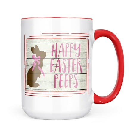 Neonblond Happy Easter Peeps Rustic Chocolate Bunny Mug gift for Coffee Tea lovers
Neonblond Happy Easter Peeps Rustic Chocolate Bunny Mug gift for Coffee Tea lovers