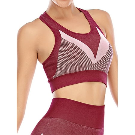 FUTATA Women s Seamless Sports Bra High Impact Mesh Cutouts Gym Workout Long Running Crop Yoga Bra With Removable Pads
FUTATA Women s Seamless Sports Bra High Impact Mesh Cutouts Gym Workout Long Running Crop Yoga Bra With Removable Pads