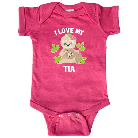 Inktastic Cute Sloth I Love My Tia with Green Leaves Gift Baby Boy or Baby Girl Bodysuit
Inktastic Cute Sloth I Love My Tia with Green Leaves Gift Baby Boy or Baby Girl Bodysuit