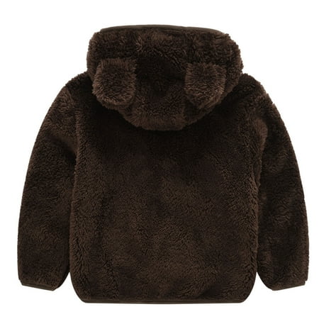 EHTMSAK Children Boy Girls Hooded Fall Winter Outerwear Toddler Baby Fleece Zip Up Jackets Thicken Long Sleeve Coat Coffee 1Y-5Y 110
EHTMSAK Children Boy Girls Hooded Fall Winter Outerwear Toddler Baby Fleece Zip Up Jackets Thicken Long Sleeve Coat Coffee 1Y-5Y 110