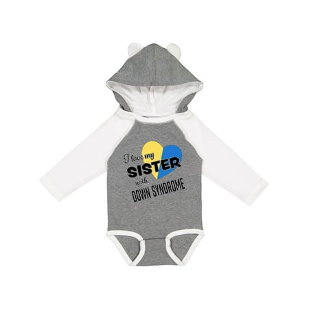 Inktastic I Love my Sister with Down Syndrome Gift Baby Boy or Baby Girl Long Sleeve Bodysuit
Inktastic I Love my Sister with Down Syndrome Gift Baby Boy or Baby Girl Long Sleeve Bodysuit
