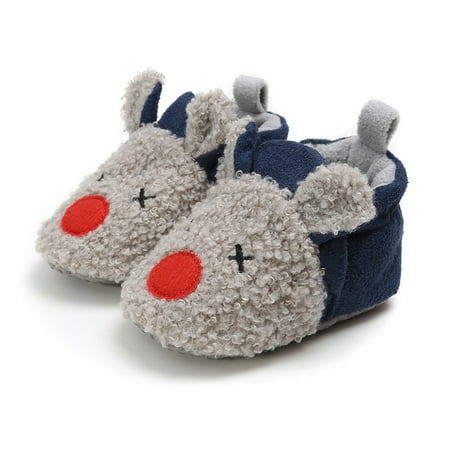 Quealent Baby Booties Boy Cute Baby Cartoon Plush Cotton Toddler Shoes Anti-Slip Soft Sole Booties Shoes for 0-18Months Baby Boys Girls Blue 0 Months
Quealent Baby Booties Boy Cute Baby Cartoon Plush Cotton Toddler Shoes Anti-Slip Soft Sole Booties Shoes for 0-18Months Baby Boys Girls Blue 0 Months