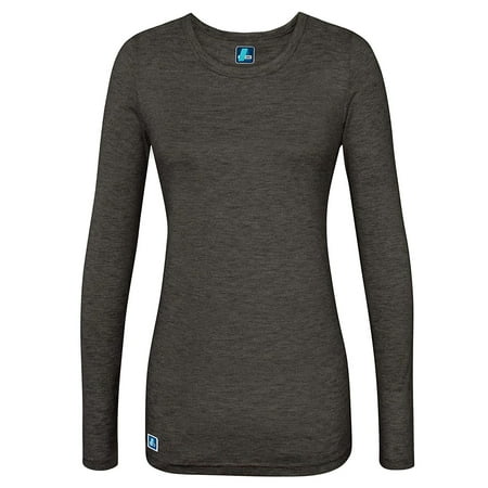 Adar Women s Comfort Long Sleeve T-Shirt Underscrub Tee Style 2999