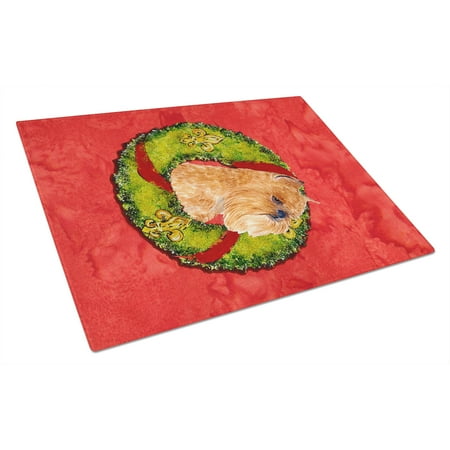 Carolines Treasures SS4183LCB Brussels Griffon Cristmas Wreath Glass Cutting Board Large 12H x 16W multicolor
Carolines Treasures SS4183LCB Brussels Griffon Cristmas Wreath Glass Cutting Board Large 12H x 16W multicolor