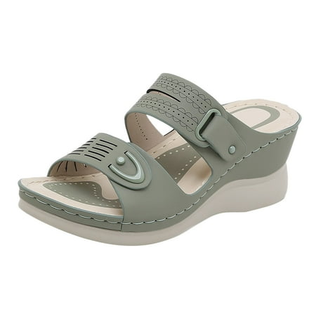 PEASKJP Summer Sandals for Women Dressy Sandals Women Dressy Summer Flat Women s Casual Bohemian Beach Shoes Fashion (Green 7.5)
PEASKJP Summer Sandals for Women Dressy Sandals Women Dressy Summer Flat Women s Casual Bohemian Beach Shoes Fashion (Green 7.5)