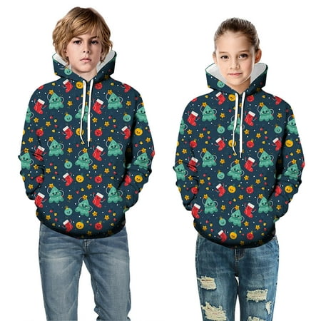 Quealent Boys Childrenscostume Male Big Kid Toddler Boys Jacket Kids Boy Girl Christmas Hoodies Sweaters 3D Printed Dinosaur Casual Hooded (Green 8-9 Years)
Quealent Boys Childrenscostume Male Big Kid Toddler Boys Jacket Kids Boy Girl Christmas Hoodies Sweaters 3D Printed Dinosaur Casual Hooded (Green 8-9 Years)