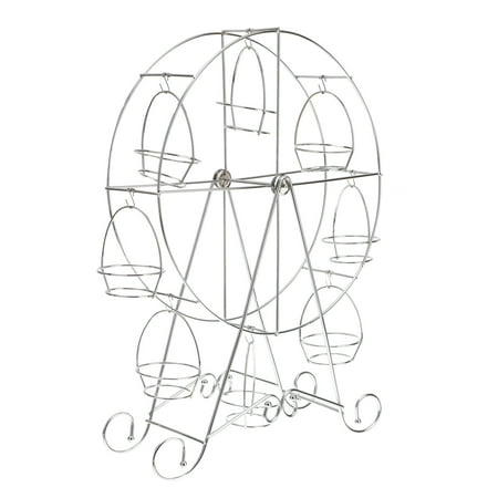 NICEXMAS Silver Creative Ferris Wheel Shape Cake Stand Iron 8 Cups Cupcake Storage Rack Wedding Snack Stand Elegant Dessert Tray Party Supplies
NICEXMAS Silver Creative Ferris Wheel Shape Cake Stand Iron 8 Cups Cupcake Storage Rack Wedding Snack Stand Elegant Dessert Tray Party Supplies