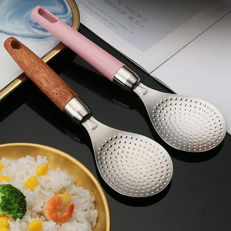 Dream Lifestyle Rice Spoon Thickened Large Capacity Stainless Steel Anti-slip Waterproof Serving Spoon Tableware
Dream Lifestyle Rice Spoon Thickened Large Capacity Stainless Steel Anti-slip Waterproof Serving Spoon Tableware