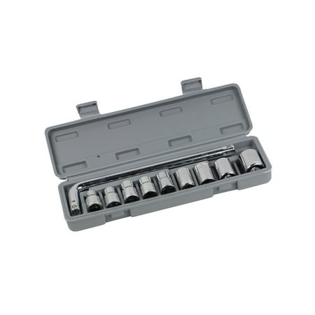 10 Pieces Nut Remover Sockets Car Extractor Kit Motorcycle Mechanical Automobile Tire Screw Rod Tools with Carrying Case
10 Pieces Nut Remover Sockets Car Extractor Kit Motorcycle Mechanical Automobile Tire Screw Rod Tools with Carrying Case