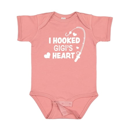 Inktastic I Hooked Gigi s Heart with Fishing Rod Gift Baby Boy or Baby Girl Bodysuit
Inktastic I Hooked Gigi s Heart with Fishing Rod Gift Baby Boy or Baby Girl Bodysuit
