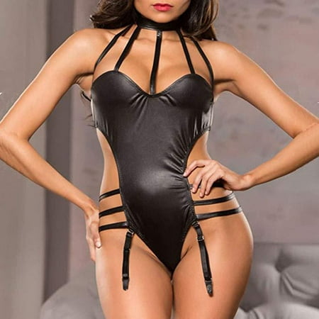Tfalo Lingerie For Women Pajamas For Women Women Fashion Sexy Sling Artificial Leather Underwear Bodysuit Lingerie
Tfalo Lingerie For Women Pajamas For Women Women Fashion Sexy Sling Artificial Leather Underwear Bodysuit Lingerie