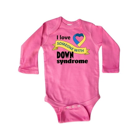 Inktastic I Love Someone with Down Syndrome Gift Baby Boy or Baby Girl Long Sleeve Bodysuit
Inktastic I Love Someone with Down Syndrome Gift Baby Boy or Baby Girl Long Sleeve Bodysuit
