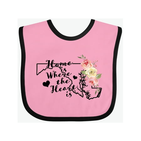 Inktastic Maryland Home is Where the Heart is with Watercolor Floral Gift Baby Boy or Baby Girl Bib
Inktastic Maryland Home is Where the Heart is with Watercolor Floral Gift Baby Boy or Baby Girl Bib