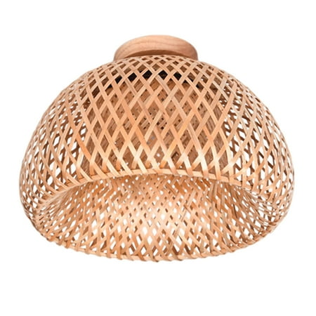 Homemaxs Retro Bamboo Woven Ceiling Lamp Cover Woven Lampshade Lamp Decor Accessory
Homemaxs Retro Bamboo Woven Ceiling Lamp Cover Woven Lampshade Lamp Decor Accessory