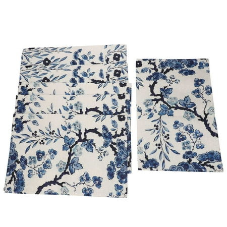6 Pcs Blue White Flowers Placemat Coasters Cup Glass Table Mat Insulation Pad Kitchen Accessories Decoration
6 Pcs Blue White Flowers Placemat Coasters Cup Glass Table Mat Insulation Pad Kitchen Accessories Decoration