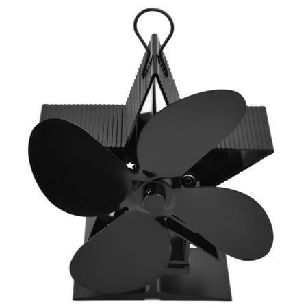Tebru Fireplace Accessories Fireplace Circulating Fan 4 Blades Fireplace Fan With Thermometer Indoor Wood Burning Stove Heat Powered Fan For Heat Distribution Black
Tebru Fireplace Accessories Fireplace Circulating Fan 4 Blades Fireplace Fan With Thermometer Indoor Wood Burning Stove Heat Powered Fan For Heat Distribution Black